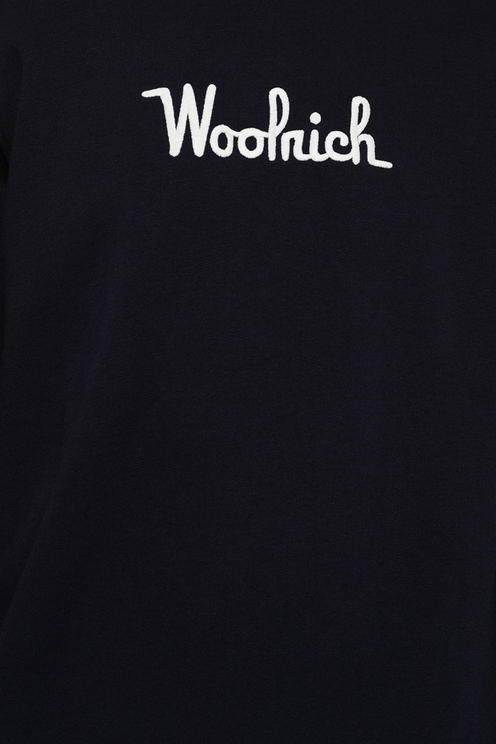 Woolrich Logo-embroidered Golden sweatshirt